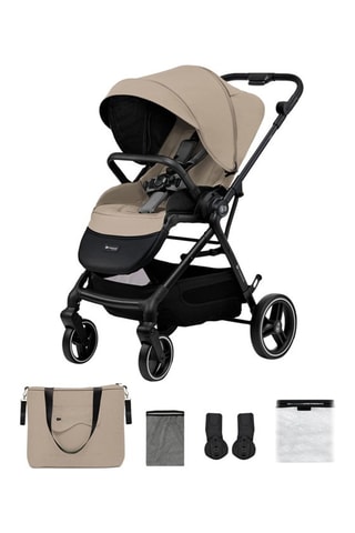 Poussette + accessoires Yoxi - Beige - 4 ans - Jusqu'à 27 kg