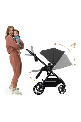 Poussette Yoxi - Dès la naissance - Jusqu'à 22 kg - Gris