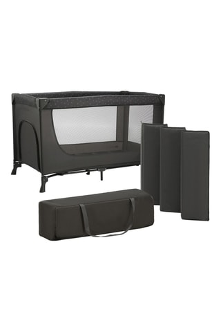 Lit parapluie 2-en-1 Joy Light - Jusqu'à 11 kg - Gris