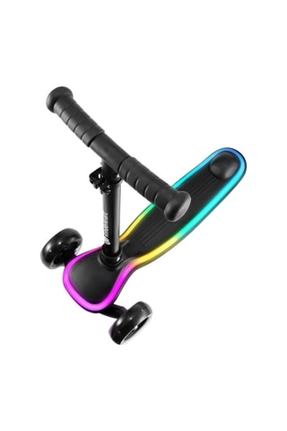 Trottinette à 3 roues Led Raket - Noir - Dès 2 ans - Jusqu'à 50 kg