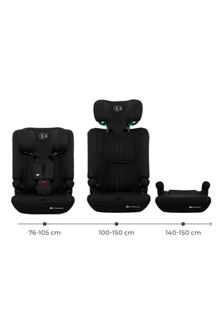 Siège auto 3-en-1  I-Comfy - Noir - De 15 mois à 12 ans - De 76 à 150 cm - Noir