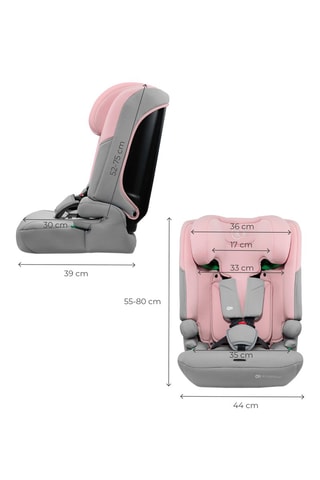 Siège auto 3-en-1  I-Comfy - Rose -De 15 mois à 12 ans - De 76 à 150 cm - Rose