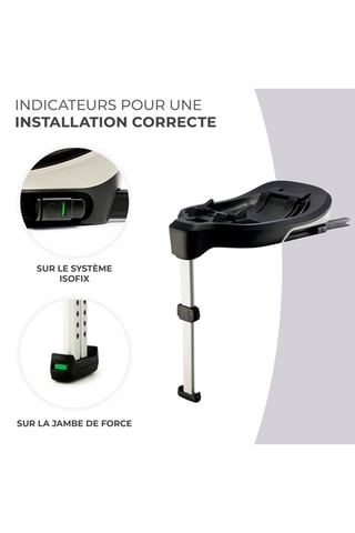 Base Mink FX - De 45 à 75 cm - Noir