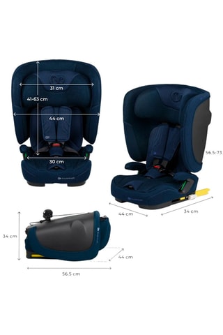 Siège-auto FIX2GO - De 15 mois à 12 ans - Bleu