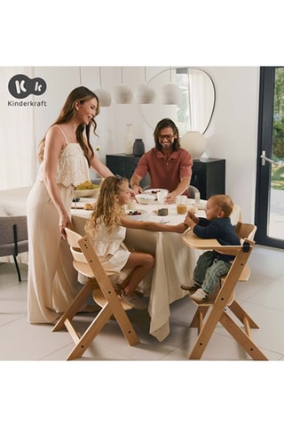 Chaise haute évolutive en hêtre Enock - Dès 6 mois - Jusqu'à 15 kg