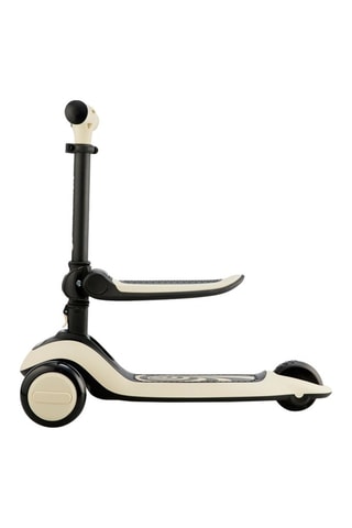 Trottinette Halley 2-en-1 - Blanc et noir - Dès 1 an - Jusqu'à 20 kg