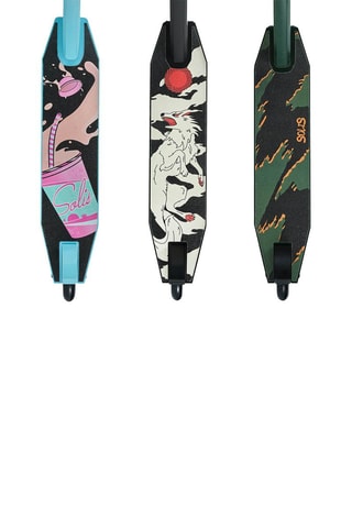 Trottinette freestyle Solis - Noir - Jusqu'à 100 kg