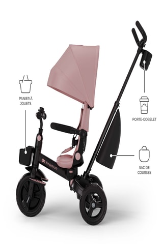 Tricycle Aveo 2 Plus - De 9 mois à 5 ans - Rose