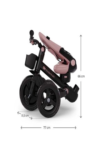 Tricycle Aveo 2 Plus - De 9 mois à 5 ans - Rose