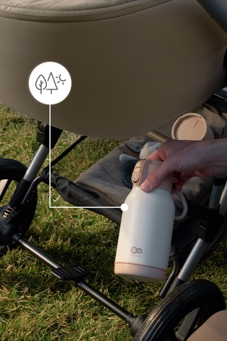 Chauffe-biberon mobile et thermos 2-en-1 Gaja - Beige