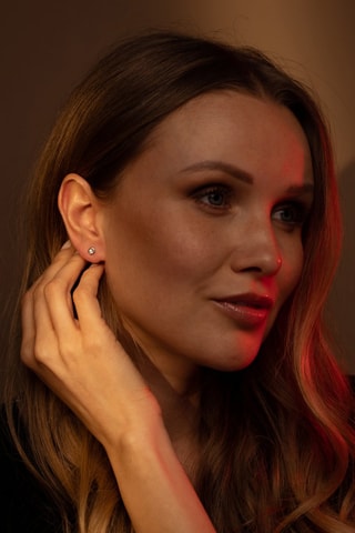 Puces Precious - Or blanc