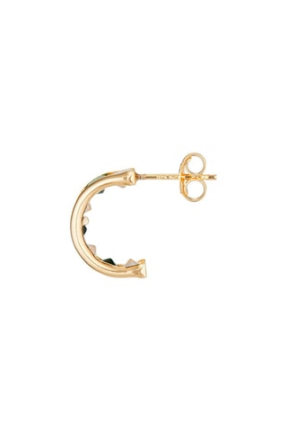 Boucles d'oreilles Greenarc Or jaune et émeraudes
