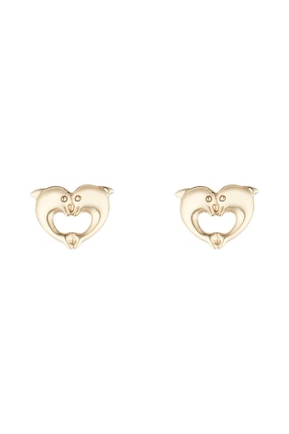 Puces Dauphins Merveilleux - Or jaune