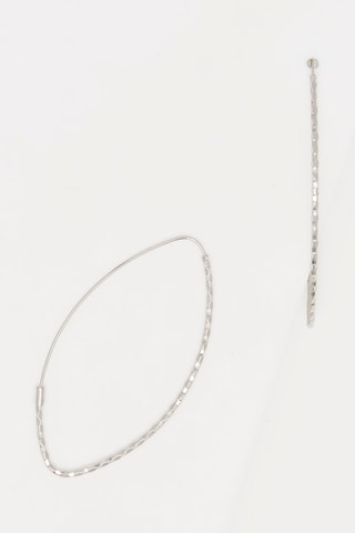 Créoles Goutte - Or blanc