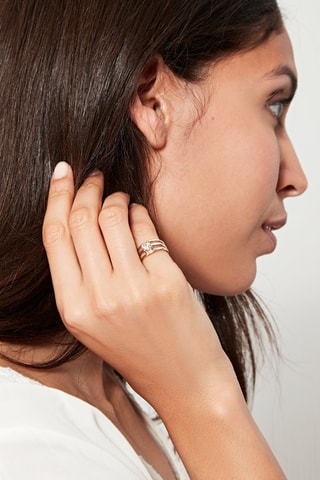 Ring Madeline Geelgoud en Witgoud