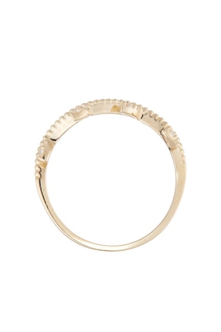 Ring Douce  Geelgoud en Zirkonia's