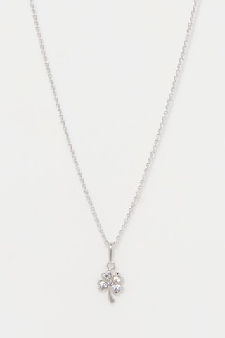 Pendentif Petit Trèfle - Or blanc