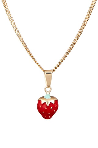 Pendentif Jolie Fraise - Or jaune
