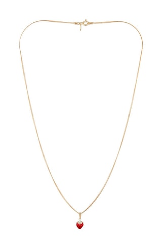 Pendentif Jolie Fraise - Or jaune