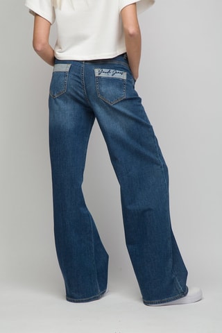 Calças de ganga 
Azul