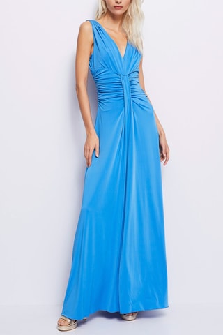 Vestido comprido 
Azul