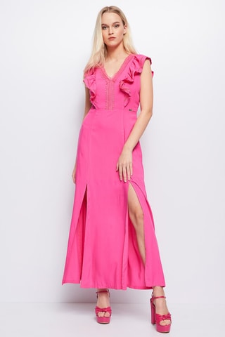 Vestido comprido 
Rosa