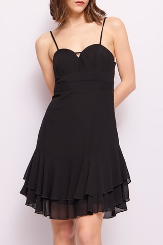 Vestido estilo patinadora - Preto
