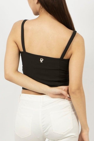 Crop top - Zwart