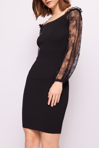 Vestido justo- Preto