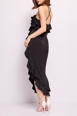 Vestido midi- Preto