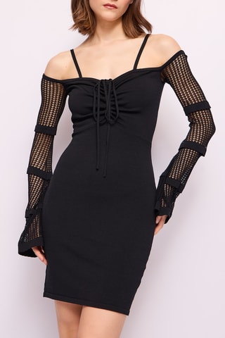 Vestido justo- Preto