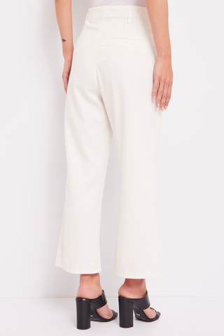 Broek Hoge Taille - Ecru