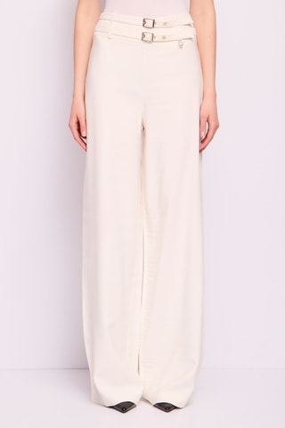 Broek Hoge Taille - Ecru