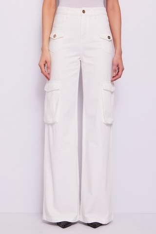 Broek Hoge Taille - Ecru