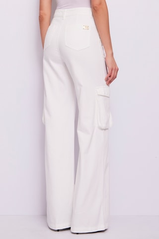 Broek Hoge Taille - Ecru