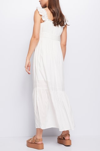 Vestido comprido- Cru