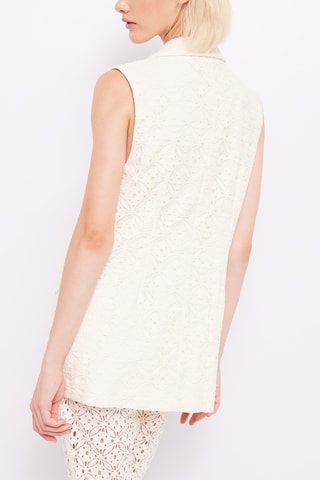 Casaco de bordado inglês - Cru