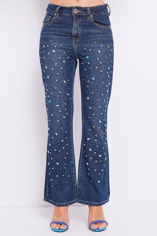 Calças de ganga - Azul-escuro