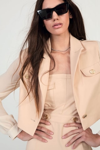 Vestido-caicai - Bege