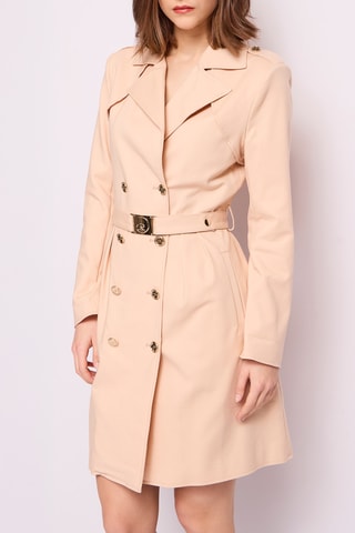 Vestido-camisa - Bege