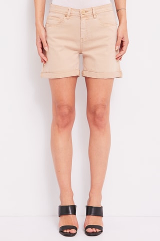 Calções de ganga- Bege