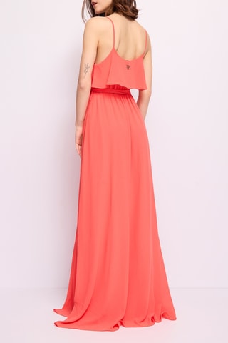 Vestido comprido- Coral