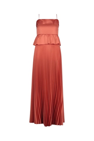 Vestido plissado - Rosa