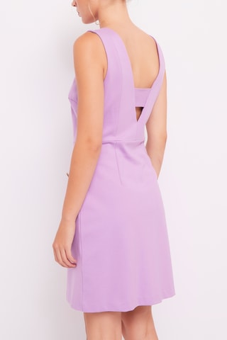 Vestido direito- Malva