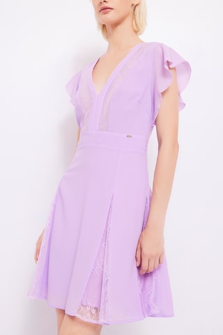 Vestido estilo patinadora - Malva