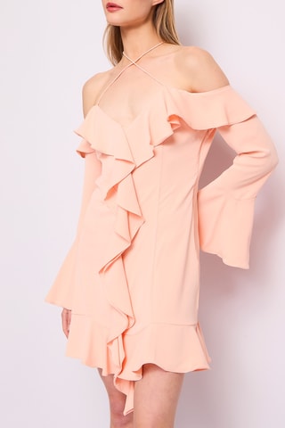 Vestido direito- Salmão