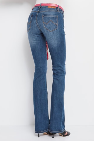 Calças de ganga - Azul-celeste