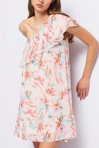 Vestido assimétrico- Branco