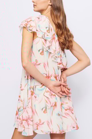 Vestido assimétrico- Branco