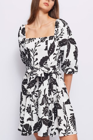 Vestido estilo patinadora - Preto